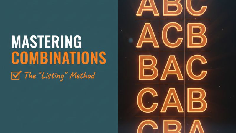 Mastering Combinations: The Foundational Listing Method
